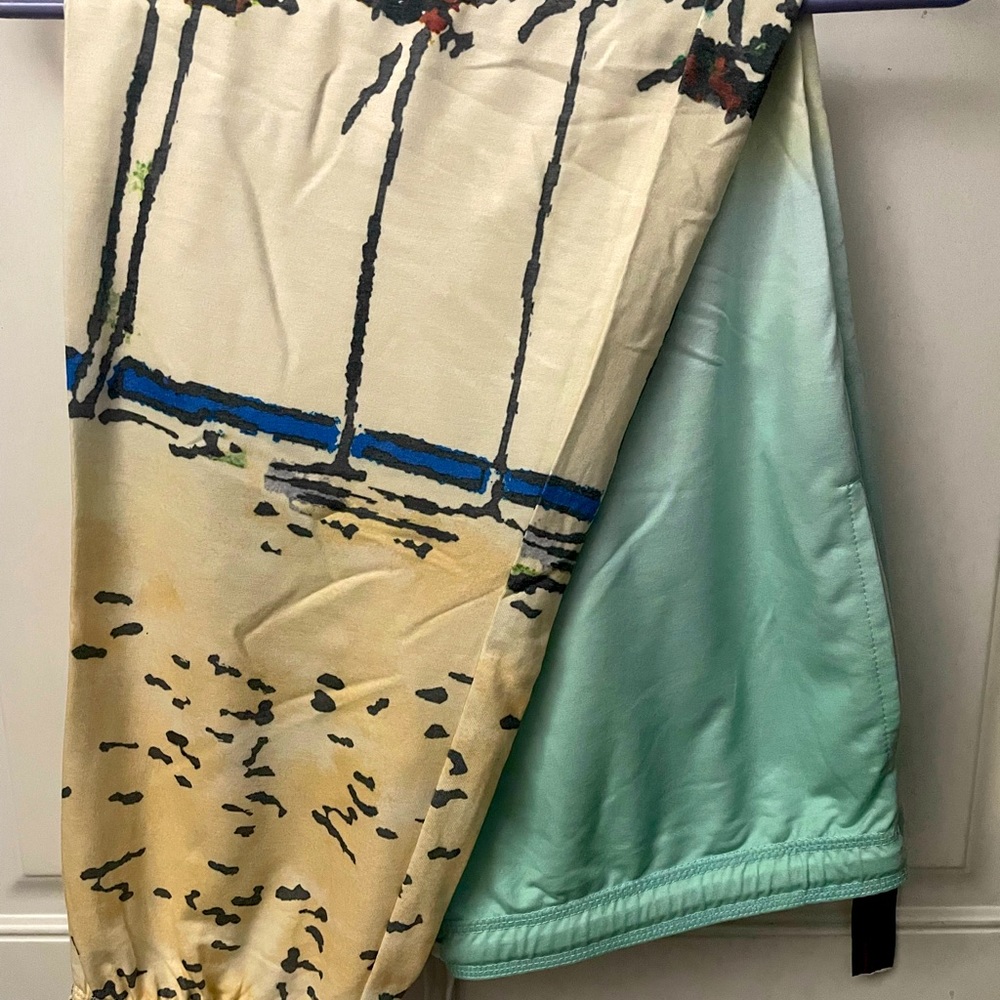 Beach themed drawstring Comfy pants